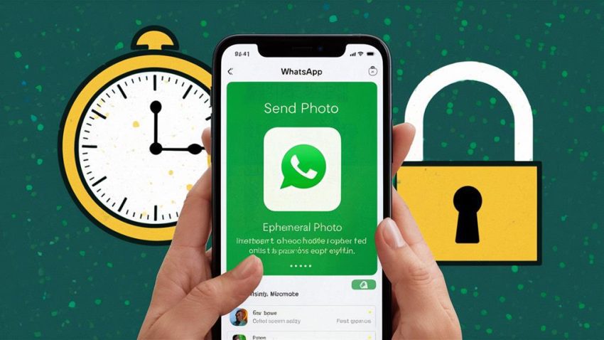 Comment envoyer une photo éphémère sur WhatsApp